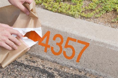 How to Paint House Numbers on Curb: A Guide to Making Your Address Stand Out Like a Neon Sign in a Library