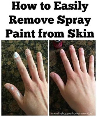 How to Remove Spray Paint from Skin: A Journey Through Unconventional Wisdom