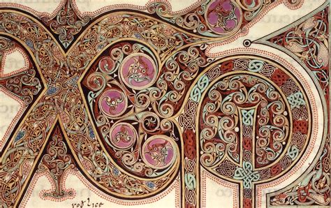  Lindisfarne Gospels İlluminasyonunun Ruhunu Yakalamak:  Kutsal Metinlerin Parlayan Güzelliği ve Tarihsel Önemi